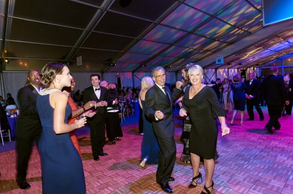 Robert Trabucco, chairman of Akron Children's Board of Directors, dances with his wife, Kathy