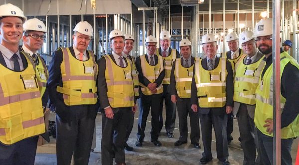 Akron Children's Board of Directors recently toured the Building A expansion project on the Beeghly campus. The building is scheduled to open in July 2017.
