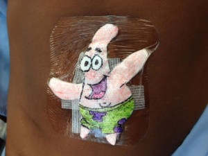 Pediatric surgeon continues tradition of making unique surgical dressings for all of his patients