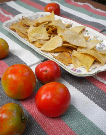 Healthy Snack: Homemade Tortilla Chips