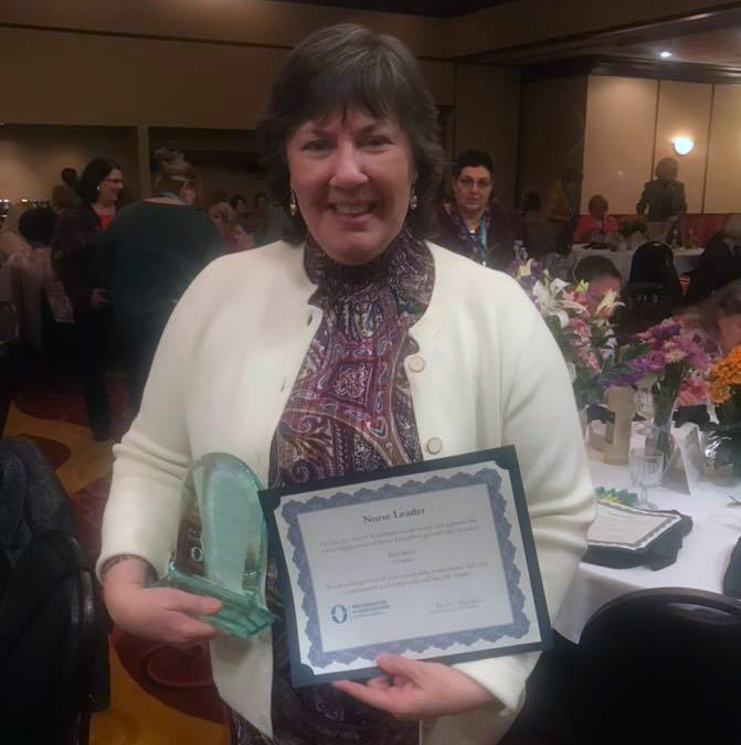 Pam Baker, OONE Nursing Leadership Award 