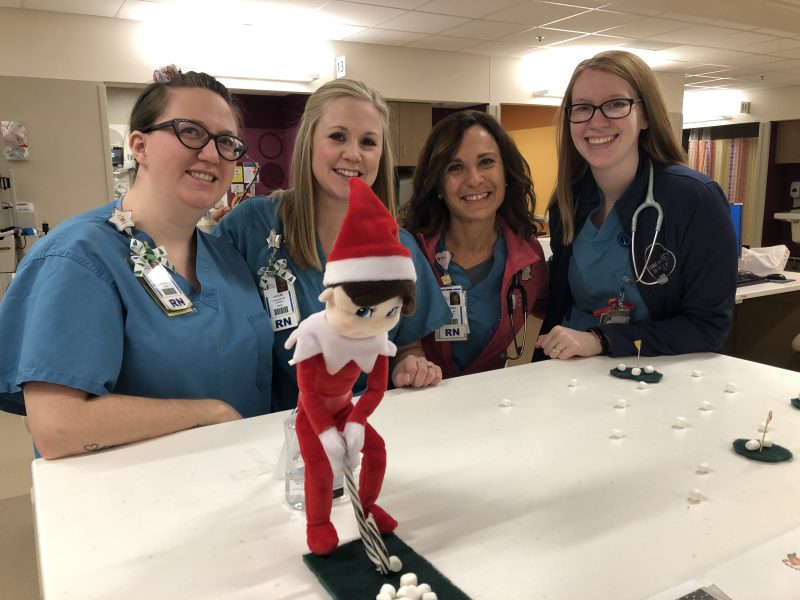 elf, outpatient surgery, holiday spirit